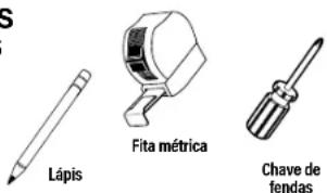 SANUS MFLD1 - FERRAMENTAS NECESSÁRIAS - 1