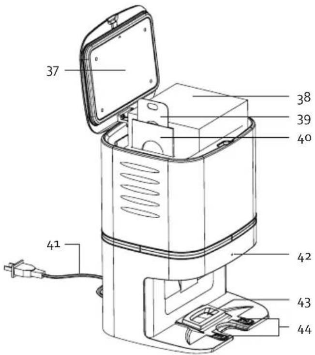 DOMO DO7298S - CHARGING/EMPTYING STATION - 1
