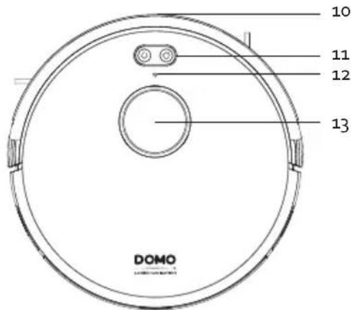 DOMO DO7298S - ROBOT VACUUM CLEANER - 1