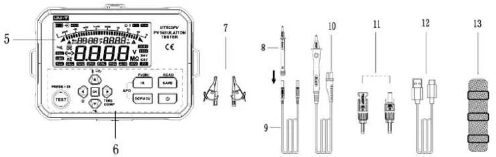 Uni-T UT503PV - Structure Externe - 2