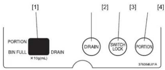 Hoshizaki DCM-60KE - Panel de control - 1