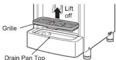 Hoshizaki DCM-60KE - [c] Grille, Drain Pan Cleaning/Sanitisation (Daily) - 1