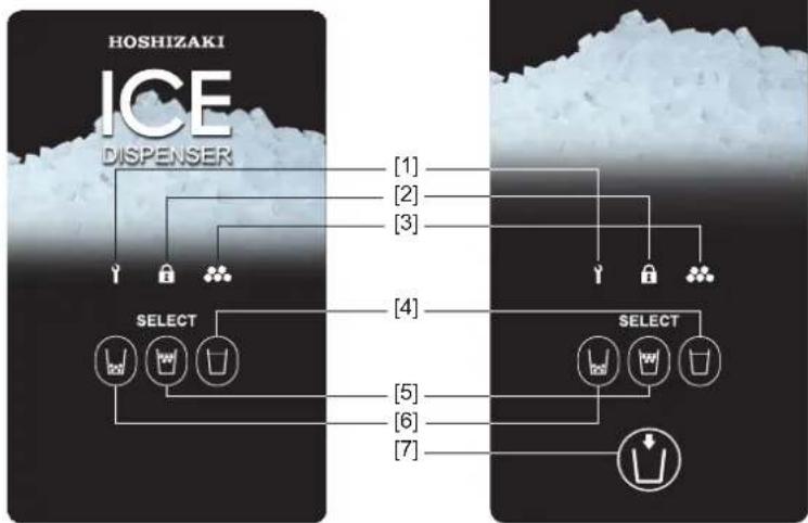 Hoshizaki DCM-60KE - Bedieningspaneel - 1