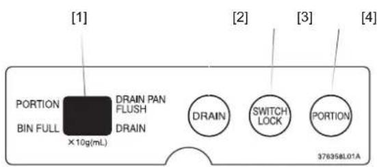 Hoshizaki DCM-60KE - Pannello di regolazione - 1