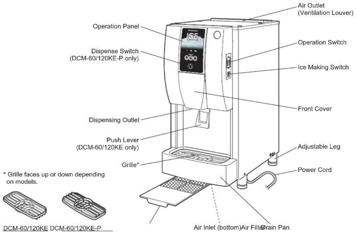 Hoshizaki DCM-60KE - CONSTRUCTION - 1