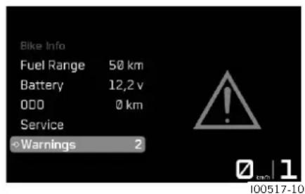 KTM 990 Duke (2024) - Warning - 1