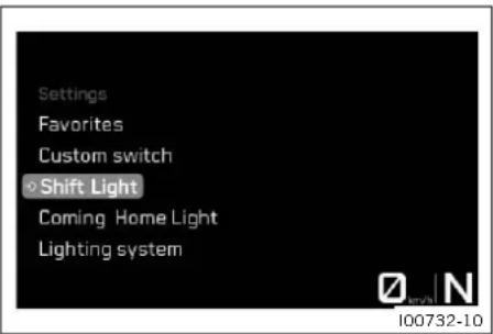KTM 990 Duke (2024) - Shift Light - 1