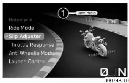 KTM 990 Duke (2024) - Mode démo - 1