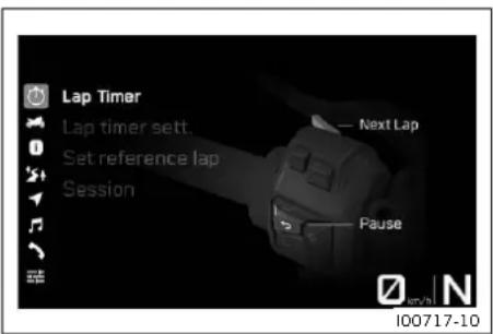 KTM 990 Duke (2024) - Lap Timer - 1