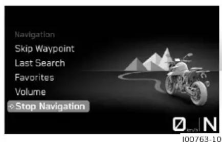 KTM 990 Duke (2024) - Stop Navigation (en option) - 1