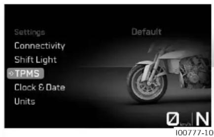 KTM 990 Duke (2024) - TPMS Settings (en option) - 1