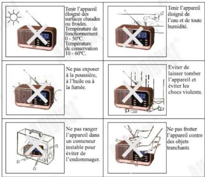 August MB450 - ■ Conservation et Utilisation - 1