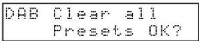TEAC CD-P750DAB - Clearing preset assignments - 1
