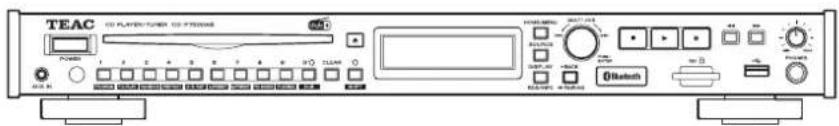 TEAC CD-P750DAB - RDS Program type (PTY). - 2