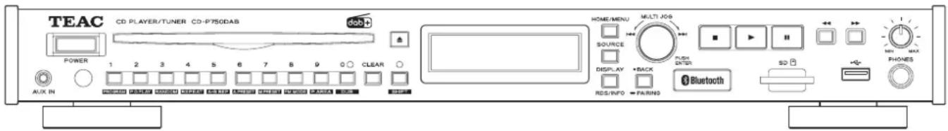 TEAC CD-P750DAB - 1