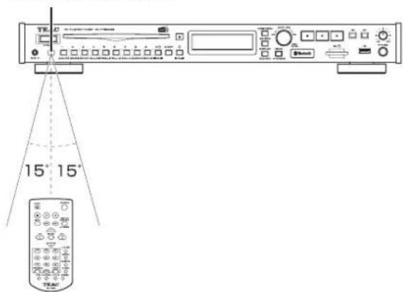 TEAC CD-P750DAB - Utilizzo del telecomando - 1