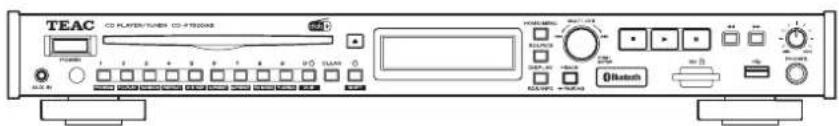 TEAC CD-P750DAB - AUX IN-uttag (frontpanel) - 2