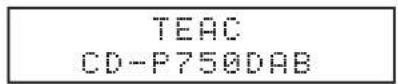 TEAC CD-P750DAB - Mise sous et hors tension - 1
