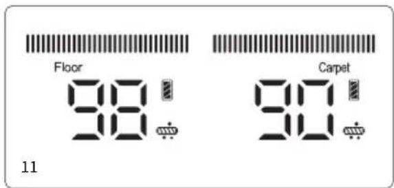 JIMMY HW11 Pro - Low battery power indicator - 2