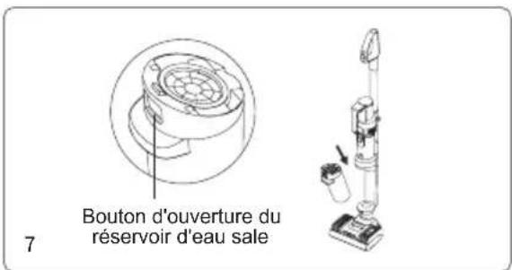 JIMMY HW11 Pro - Montage et démontage du réservoir d'eau sale - 4
