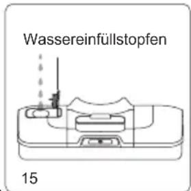 JIMMY PW11 - Anzeige für Mangel des Sauberwassertanks - 1