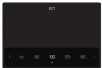 ISO ( 64 80 100 125 160 )