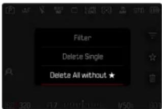 LEICA SL3 - SUPPRESSION DE TOUS LES ENREGISTREMENTS NON ÉVALUÉS - 1
