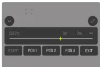 0.27m 1m 2m ∞ START POS 1 POS 2 POS 3 EXIT