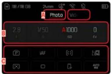 18 / 16 GB 24 mm Photo Vic A B 2.8 1/50 A1000 0 i SD EV C IAF [-] L-IP6 LOMB AUTO WB