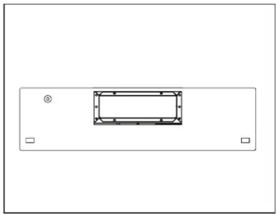Zephyr AK6500CBS - Rectangular Horizontal Ducting Preparation - 6