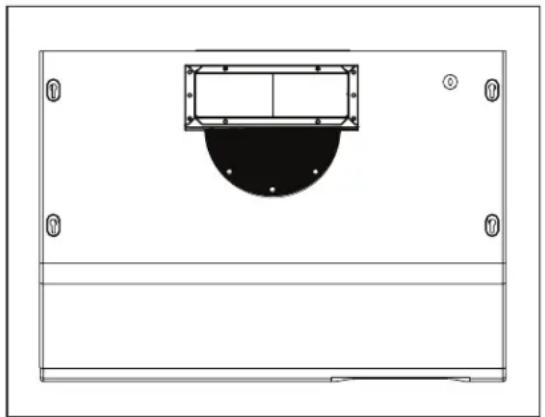 Zephyr AK6500CBS - Rectangular Vertical Ducting Preparation - 3