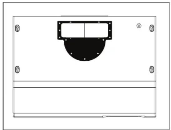 Zephyr AK6500CBS - Rectangular Vertical Ducting Preparation - 2