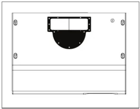 Zephyr AK6500CBS - Rectangular Horizontal Ducting Preparation - 4