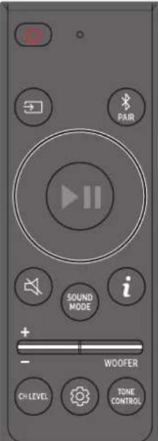 SAMSUNG HW-Q990D - Inserting Batteries before using the Remote Control (AAA batteries X 2) - 2