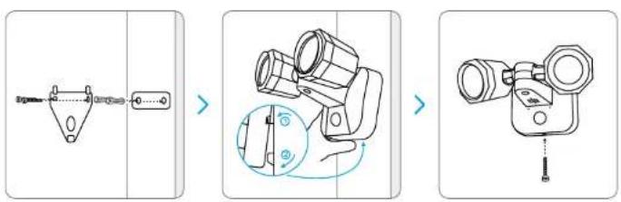 REOLINK Duo Floodlight PoE - Installation des Fluters - 2