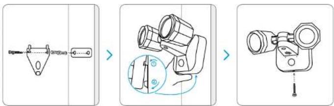 REOLINK Duo Floodlight PoE - Installazione del Riflettore - 2