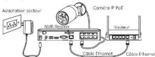 REOLINK RLC-81MA - Schéma de connexionIntroduction de la caméra - 1