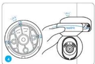 REOLINK E1 Outdoor PoE - Mount the Camera to the Wall - 4