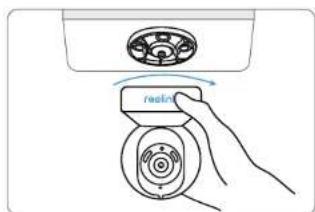 REOLINK E1 Outdoor PoE - Mount the Camera to the Ceiling - 2