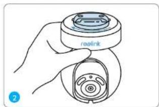 REOLINK E1 Outdoor PoE - Mount the Camera to the Wall - 2