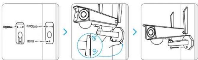 REOLINK Duo 2 - Kamera an der Wand befestigen - 1