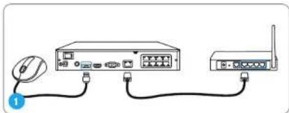 REOLINK RLK8-1200D4-A - Diagramm für Anschluss - 1