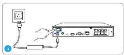 REOLINK RLK8-1200D4-A - Connection Diagram - 4