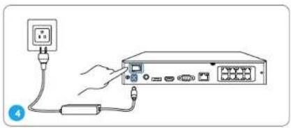 REOLINK RLK8-1200D4-A - Diagramme de connexion - 4