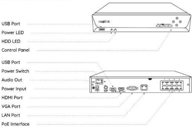 REOLINK RLK8-1200D4-A - Introduce the NVR - 1