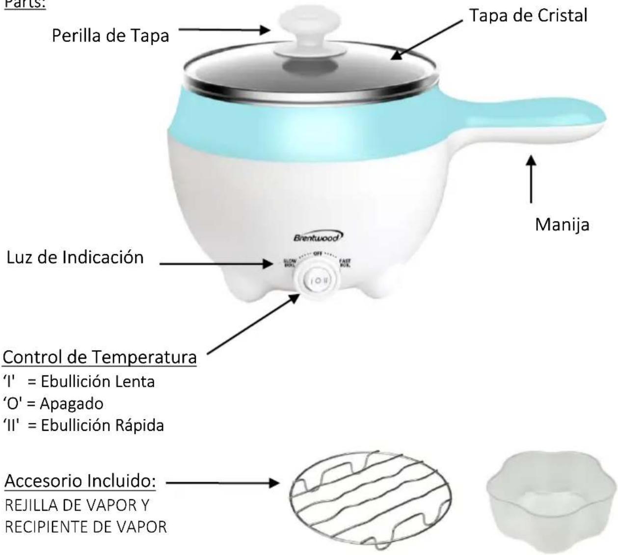 Brentwood HP-3015 - Antes del Primer Uso: - 1