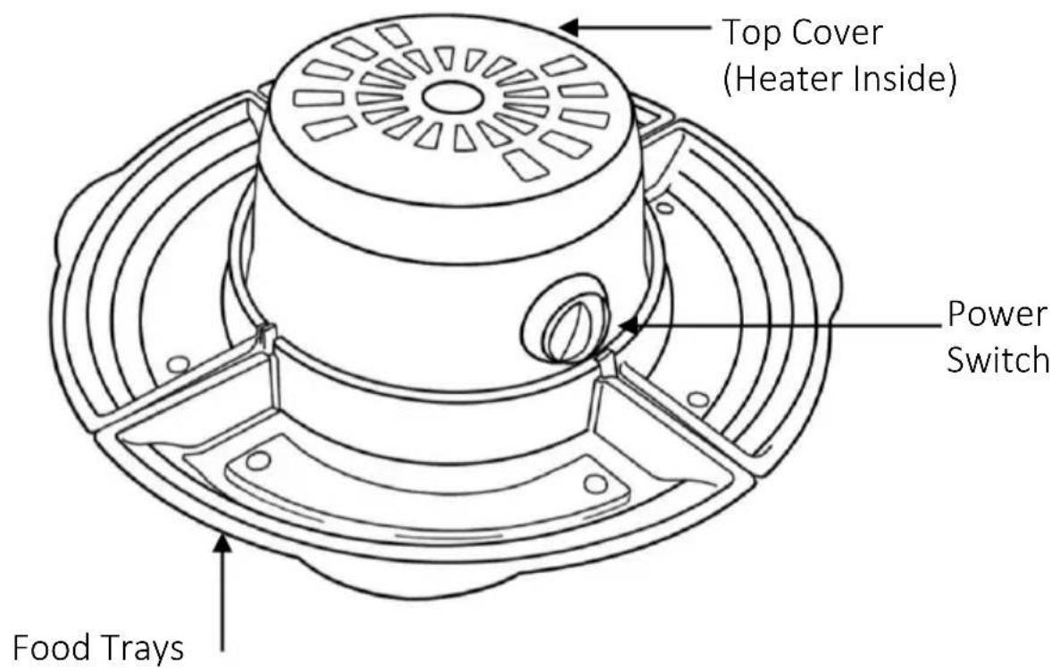 Brentwood TS-603 - Parts: - 1