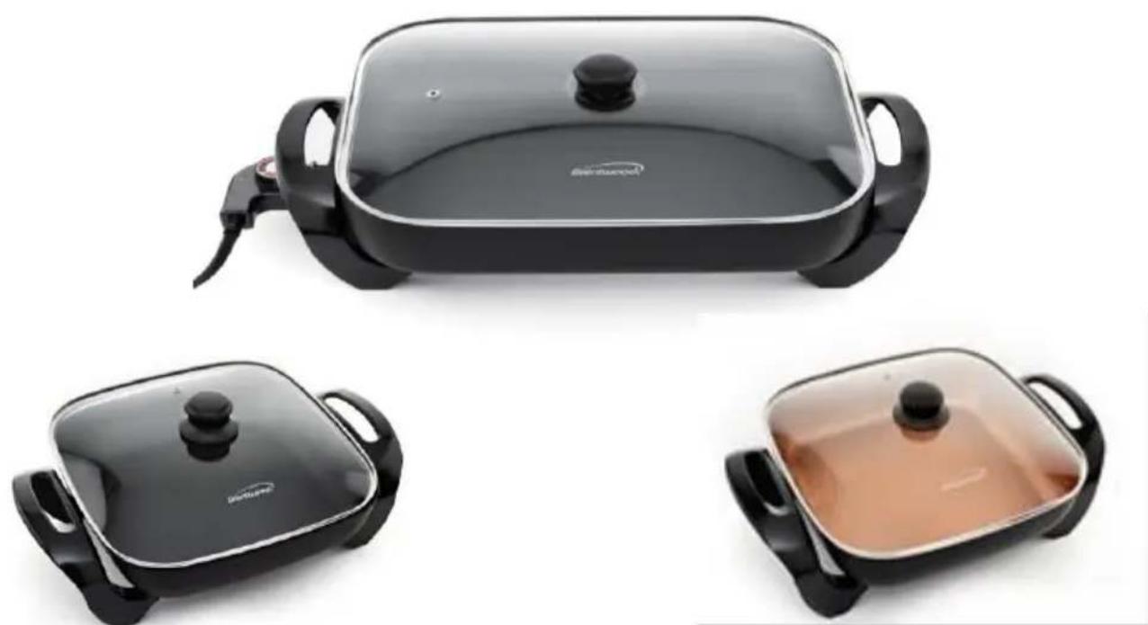 Brentwood SK-65 - ELECTRIC SKILLET SARTEN ELECTRICA / SKILLET ELECTRIQUE - 1