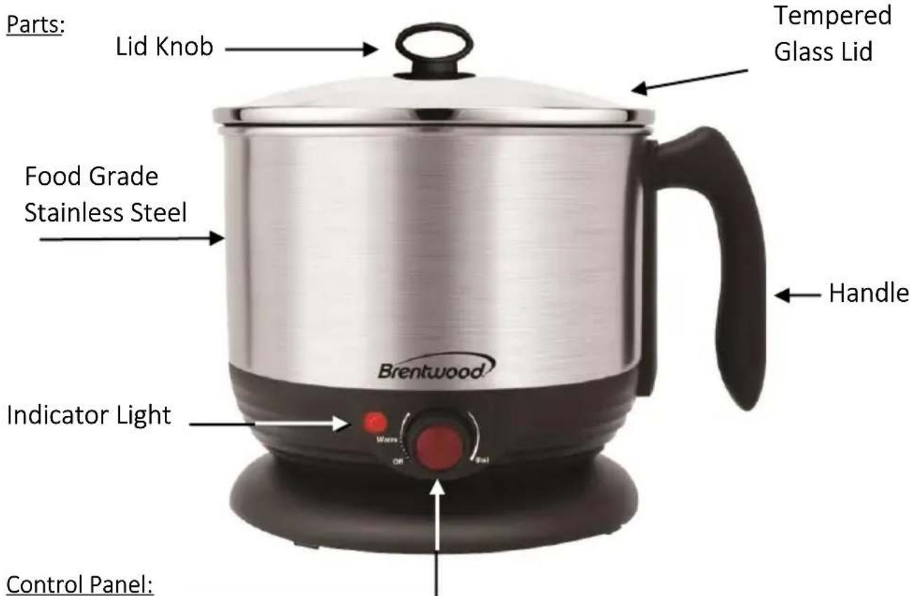 Brentwood HP-3013BK - BEFORE FIRST USE - 1
