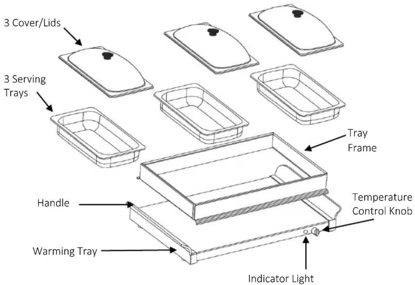 Brentwood BF-315 - Parts: - 1